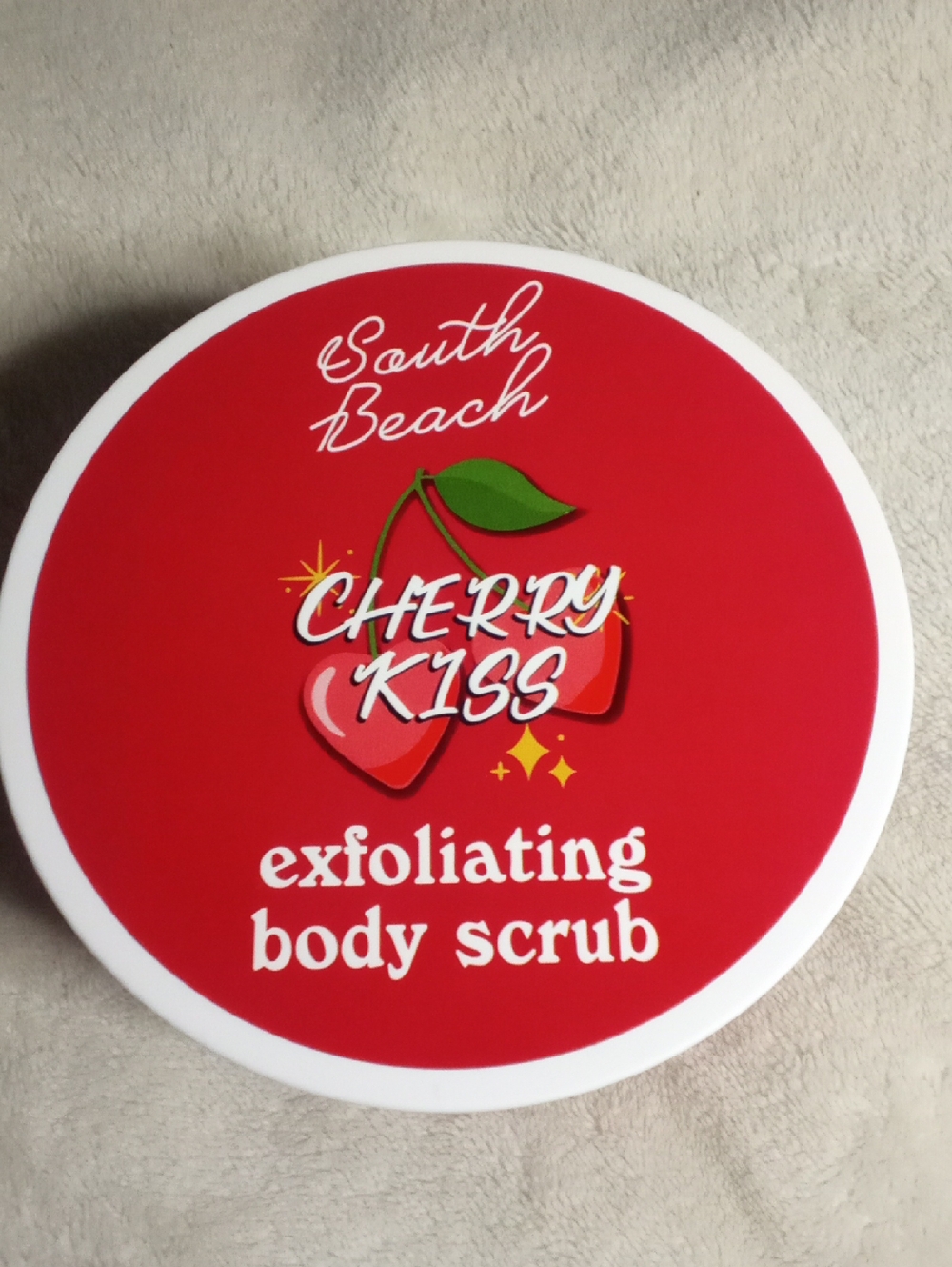 SOUTH BEACH CHERRY KISS EXFOLIATING BODY SCRUB NEW!! 25 OZ